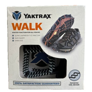 Yaktrax Walk Ice and Snow Traction Size Small US Men 5-8.5 Women 6.5-10 Outdoor